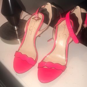 Hot pink heels